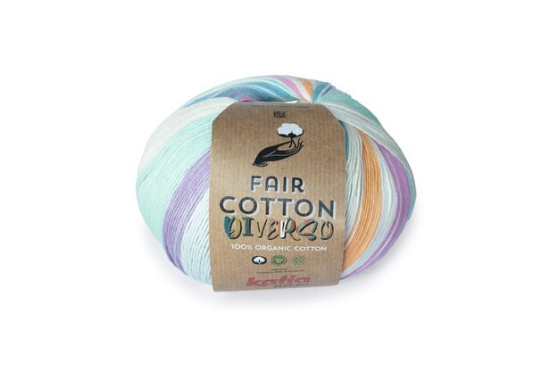Katia Fair Cotton Diverso siūlai 406