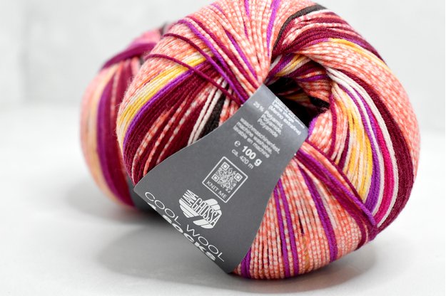 Lana Grossa Cool wool 4 Socks 7211 siūlai