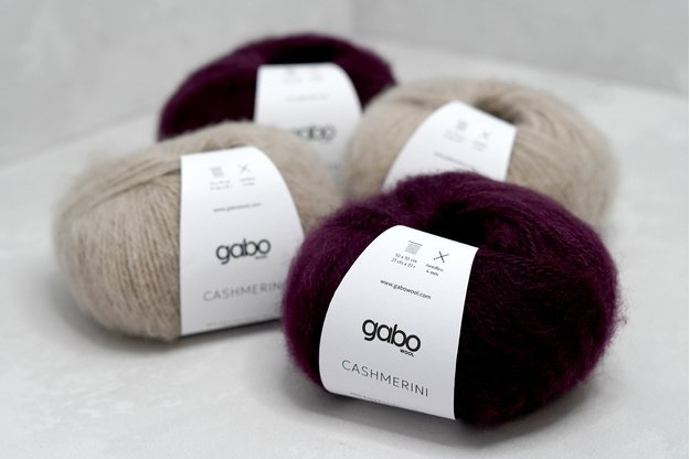 Gabo wool Cashmerini mezgimo siūlai