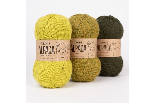 DROPS Alpaca mezgimo siūlai