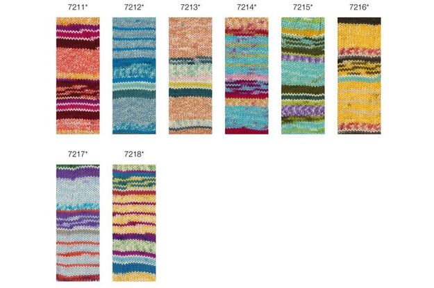 Lana Grossa Cool wool 4 Socks 7212 siūlai 2