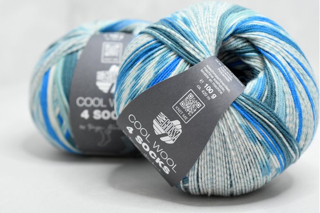 Lana Grossa Cool wool 4 Socks 7212 siūlai
