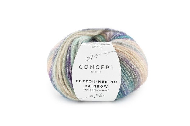 Cotton merino Rainbow siūlai 502
