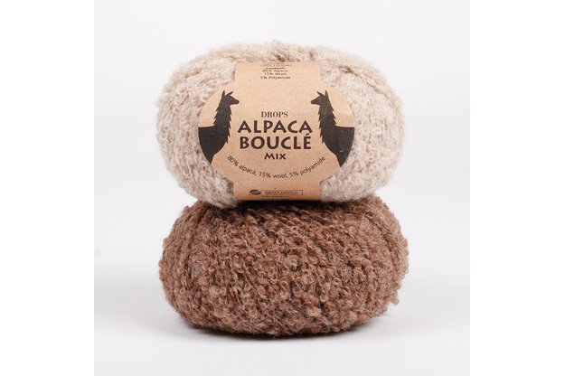 DROPS Alpaca Bouclé mezgimo siūlai