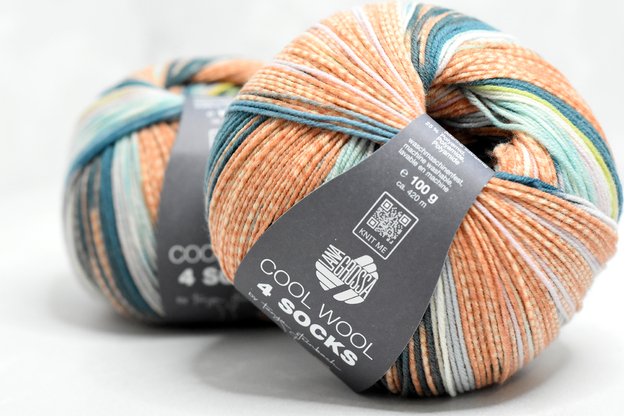 Lana Grossa Cool wool 4 Socks 7213 siūlai