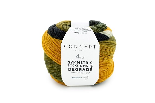 Concept by Katia Symmetric Socks & More - Degrade siūlai 54