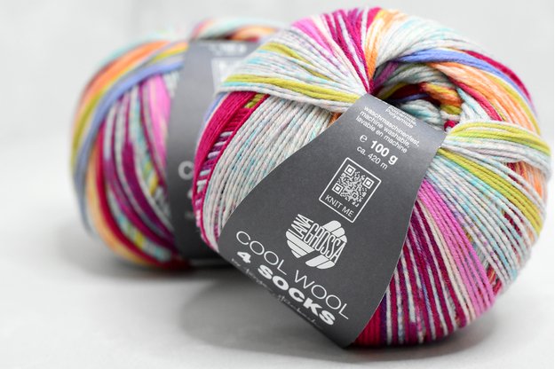 Lana Grossa Cool wool 4 Socks 7214 siūlai
