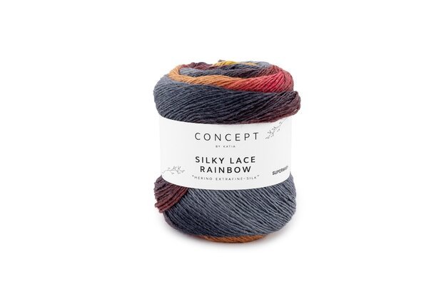 Concept by Katia Silky Lace Rainbow siūlai 302