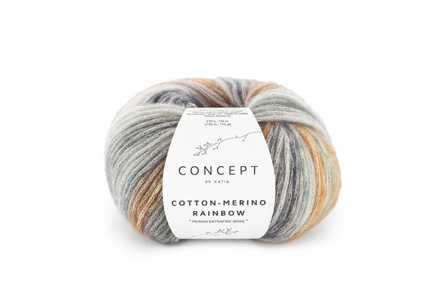 Cotton merino Rainbow siūlai 504