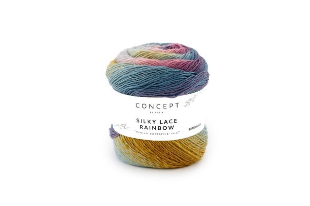 Concept by Katia Silky Lace Rainbow siūlai 303