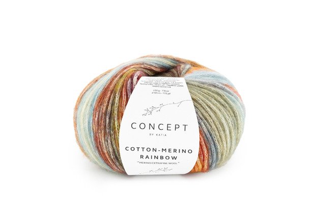 Cotton merino Rainbow siūlai 506