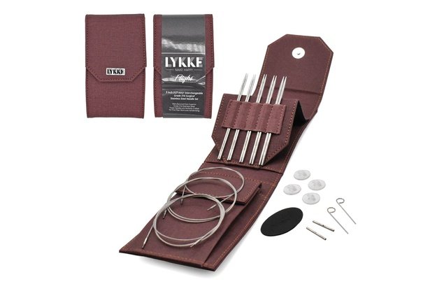 LYKKE Flight 5 Maroon prisukamu virbalų rinkinys
