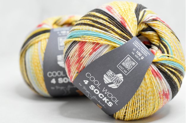 Lana Grossa Cool wool 4 Socks 7216 siūlai