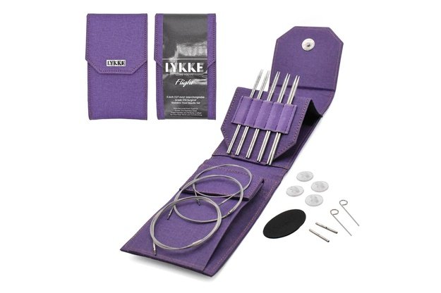 LYKKE Flight 5 Purple prisukamu virbalų rinkinys 