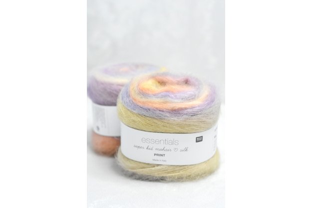 Essentials Super Kid Mohair Loves Silk Print siūlai 007