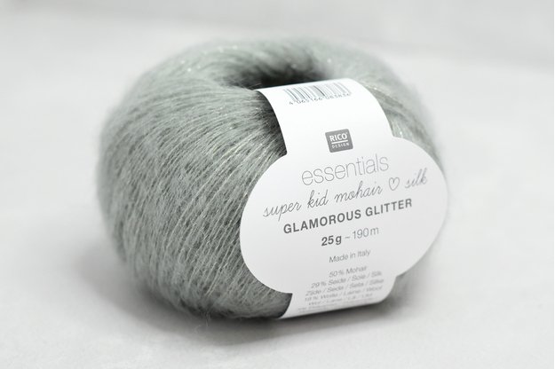 Essentials Super Kid Mohair Loves Silk Glamorous Glitter siūlai 010