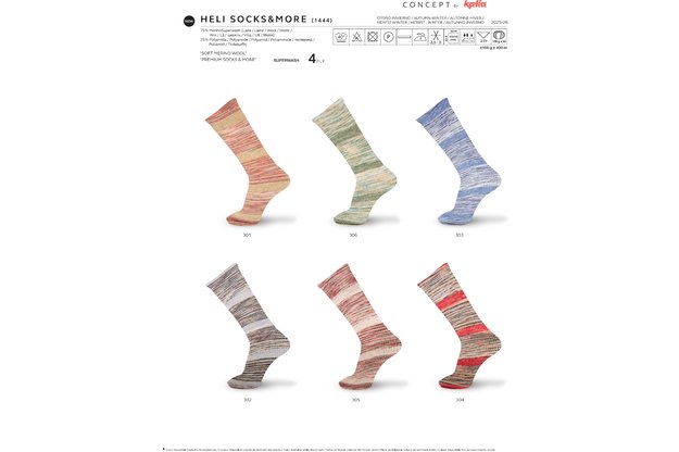 Concept by Katia HELI SOCKS siūlai 302 1