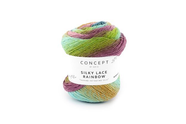 Concept by Katia Silky Lace Rainbow siūlai 305