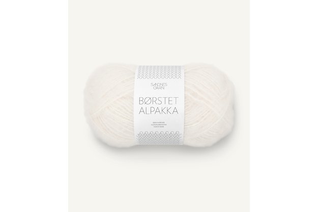 Sandnes Garn Borstet Alpakka siūlai 1001