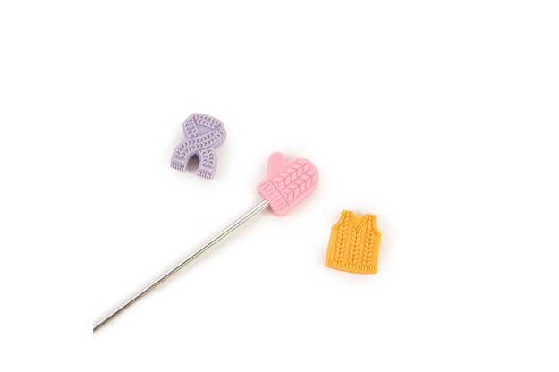 Katia mezgimo drabužių formos virbalų antgaliai stabdukai 1