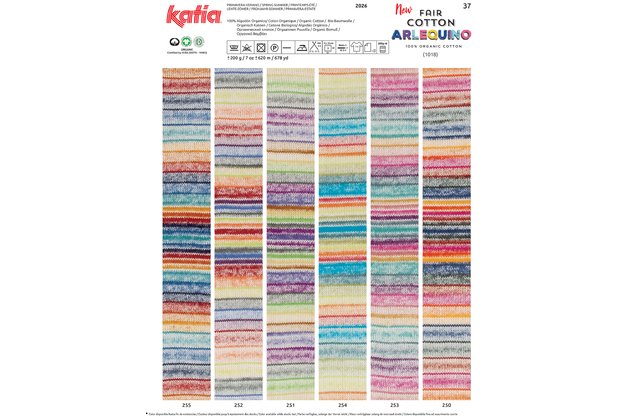 Fair Cotton ARLEQUINO siūlai 250 2