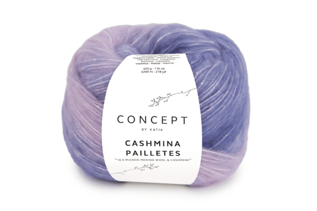 Concept by Katia Cashmina Paillettes mezgimo siūlai