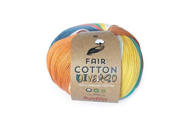 Katia Fair Cotton Diverso siūlai 404
