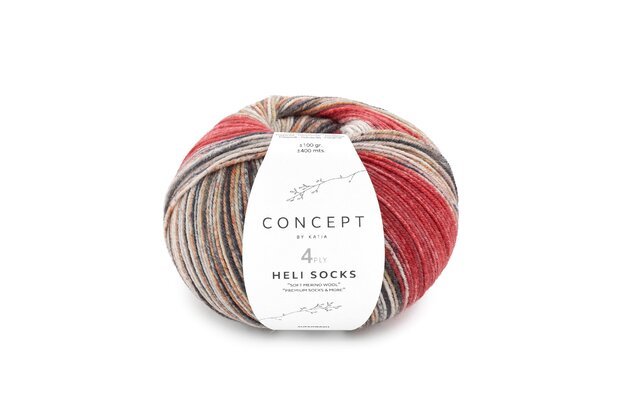 Concept by Katia HELI SOCKS siūlai 304