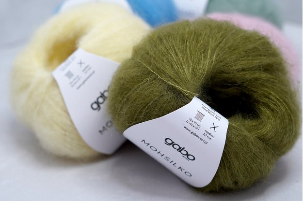 Gabo wool Mohsilko mezgimo siūlai
