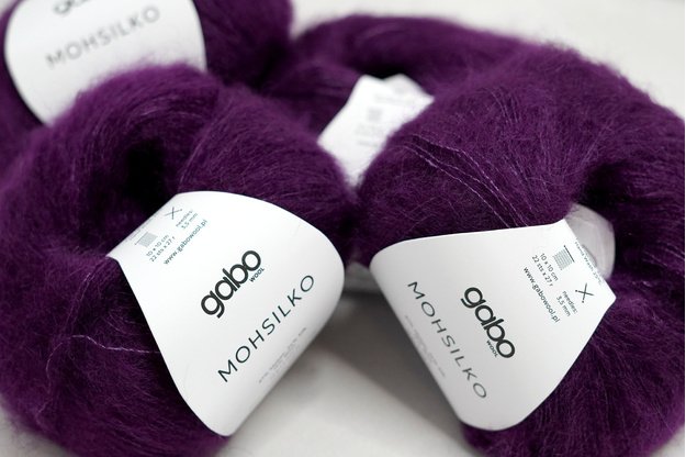 Gabo wool Mohsilko mezgimo siūlai