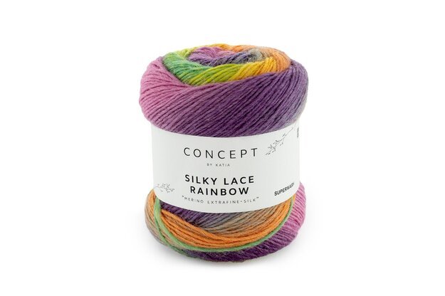 Concept by Katia Silky Lace Rainbow siūlai 306