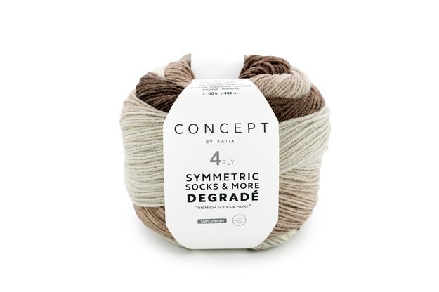 Concept by Katia Symmetric Socks & More - Degrade siūlai 51