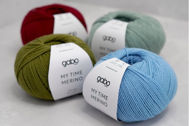Gabo Wool My Time Merino  mezgimo siūlai