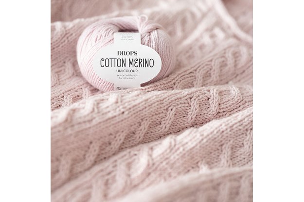 DROPS Cotton Merino mezgimo siūlai