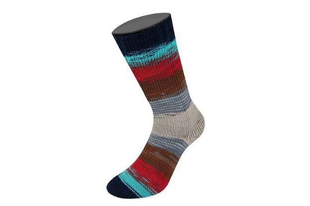 Lana Grossa Cool wool 4 Socks 7792 siūlai