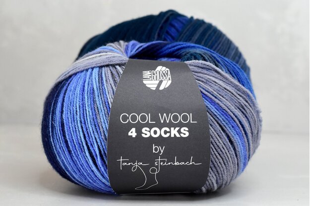 Lana Grossa Cool wool 4 Socks 7795 siūlai