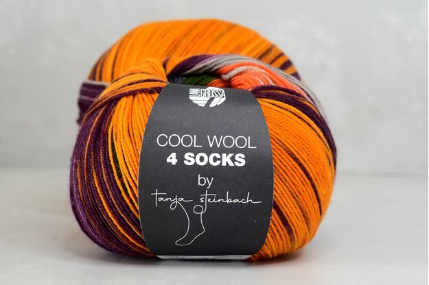 Lana Grossa Cool wool 4 Socks 7796 siūlai