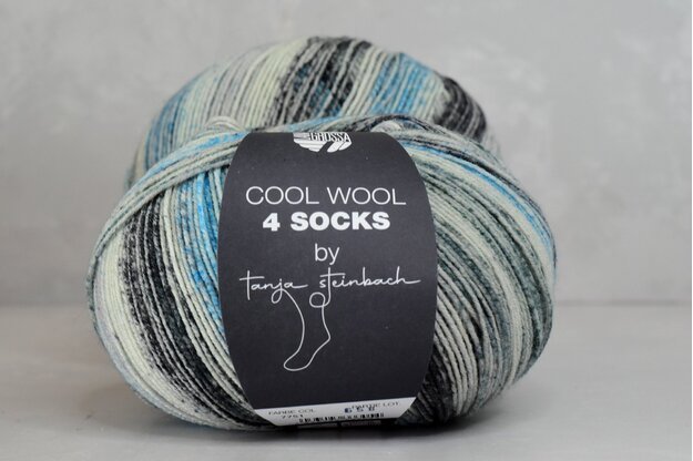 Lana Grossa Cool wool 4 Socks 7751 siūlai