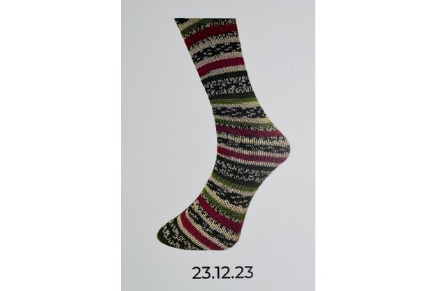 Ferner Wolle Mally socks weihnachtsedition siūlai 23.12.23