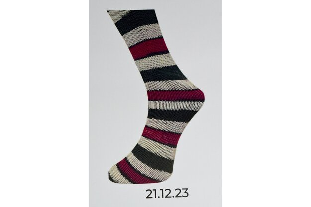 Ferner Wolle Mally socks weihnachtsedition siūlai 21.12.23
