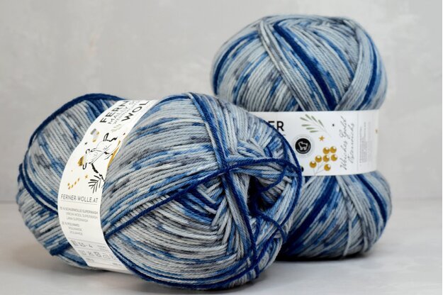 Ferner Wolle Mally socks weihnachtsedition siūlai 20.12.23